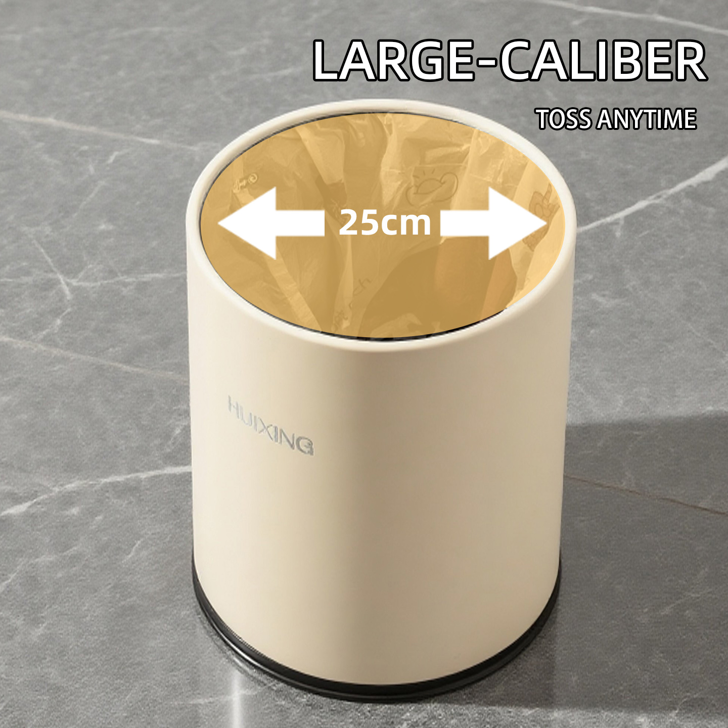 Large Capacity Living Room Trash Can